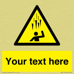 Custom Falling Ice sign